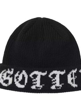 gottergallery金旻奎字母毛线帽