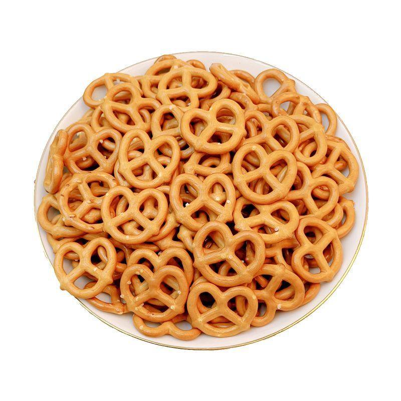 焙多夫碱水面结包蝴蝶结网格结海盐圈烘焙蛋糕装饰可食用饼干摆件