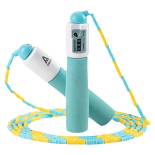 得力竹节跳绳儿童小学生专用中考体育考试计数幼儿园初学健身运动