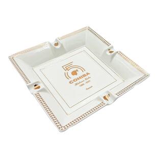 高希霸55周年雪茄烟灰缸陶瓷单人四位大办公家用便携高端专用套装