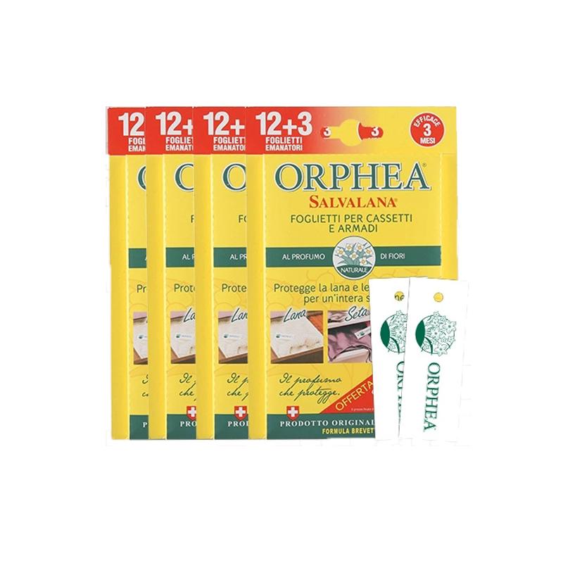 ORPHEA奧菲雅樟腦丸羊絨衣物衣柜防霉防蛀驅(qū)蟲除味60片經(jīng)典花香