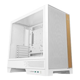 九州风神CL600机箱底部预装2个反叶散热风扇台式电脑主机atx机箱