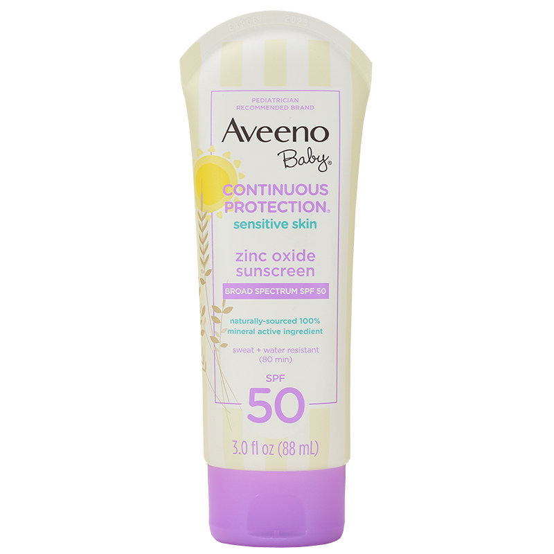 Aveeno艾维诺宝宝婴幼儿童面部全身矿物物理隔离防晒霜SPF50乳液