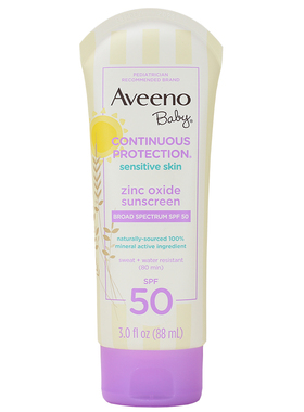Aveeno隔离50全身88ml物理防晒霜