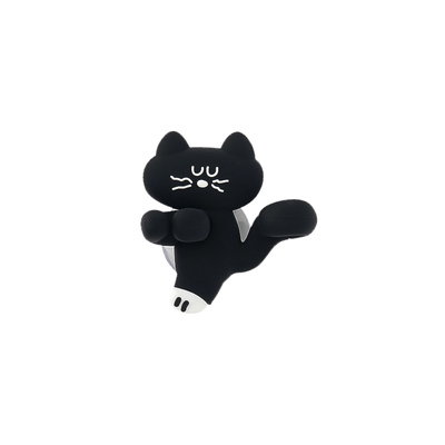 可爱猫咪牙刷架吸盘式硅胶浴室