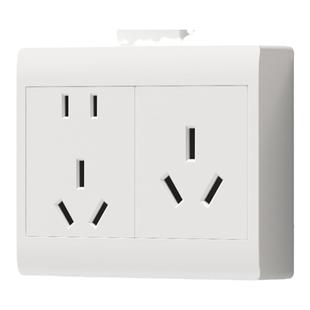 家用明装16A三孔插座带开关大功率1开八孔空调热水器一键断电插座