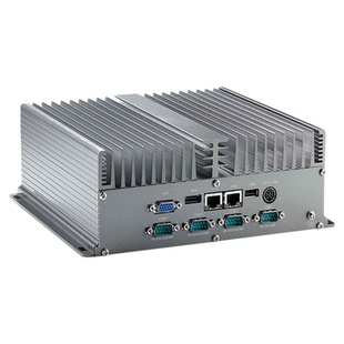 i7无风扇工控机 i5嵌入式车载主机双PCI或PCIE扩展槽 10串口i5CPU