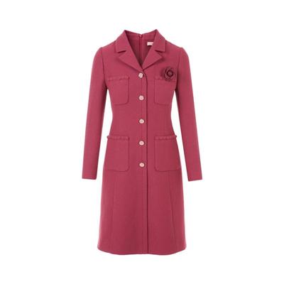 LIME莱茵西装外套式连衣裙秋冬新款粗花呢优雅千金风收腰裙子