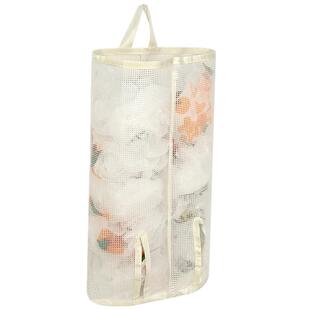 厨房垃圾袋收纳神器挂壁式大容量储物购物袋塑料袋子网兜挂袋