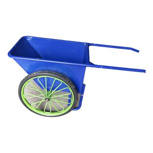 人力翻斗车工地建筑水泥河沙推车农用垃圾搬运车加厚劳动车灰斗车