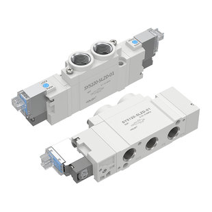 SMC型电磁阀SY5120/3120/7120/5220/5320-5LZD气动控制阀24V气阀