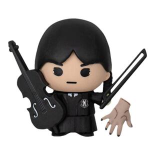 Wednesday星期三亚当斯盲盒断手小狼女diy明盒拼装橡皮擦玩具摆件