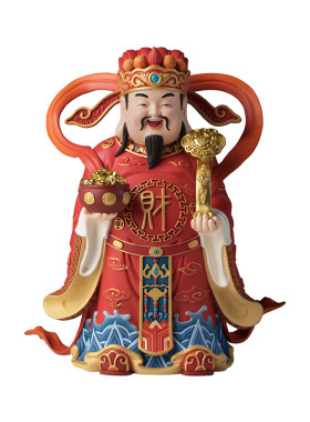 铜师傅《好运财君》铜摆件