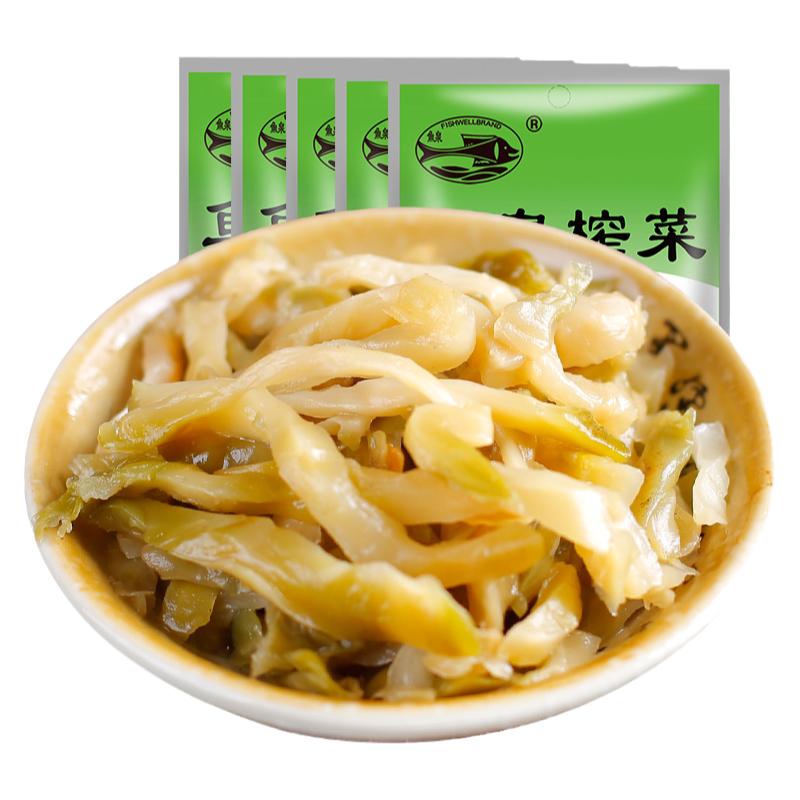鱼泉榨菜美佳味80g小包装即食美味榨菜丝儿童学生营养下饭菜
