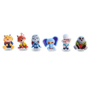 萌趣动物城摆件卡通汽车装饰品桌面小玩偶纪念礼品汽车内饰摆件