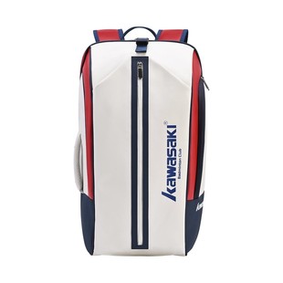 川崎KAWASAKI羽毛球包双肩包独立鞋仓专业款专用背包大容量男款