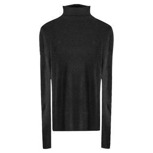 大码高领针织衫打底衫毛衣女薄款内搭胖妹妹堆堆领上衣胖mm春秋冬