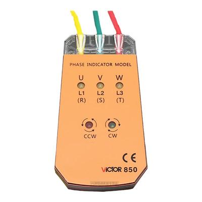 胜利VC850三相交流电相位计相序表600V相序测试仪VC850A/VC850C/D