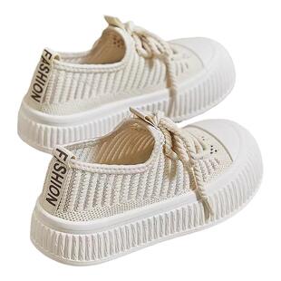 网鞋女透气网面夏季2026新款薄款网眼孕妇大头软底舒适爆款小白鞋