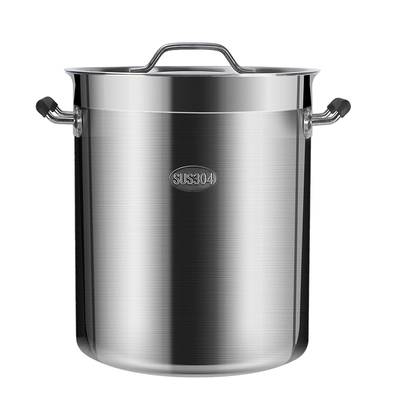 铿锵304不锈钢桶带盖商用加厚