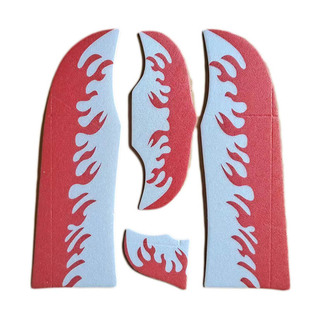 雷鸟机翼尾翼泡沫滑翔机学生科学小制作配件零件橡皮筋动力航模