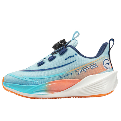 七波辉男童专业跑步鞋春秋季网面