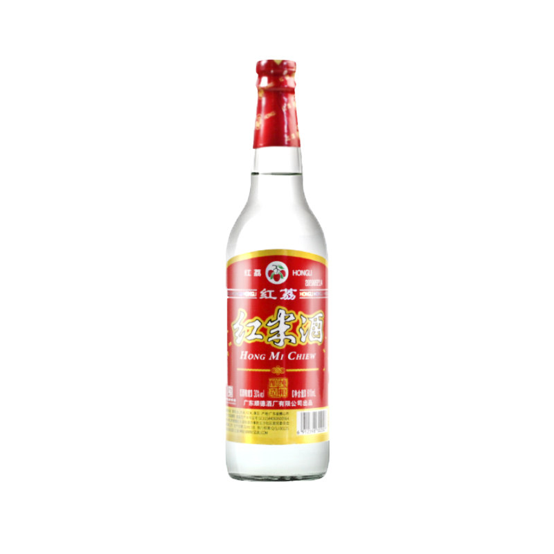 红荔红米酒30度广东米酒顺德xo仙泉特酿酒低度清雅小杯白瓶装纯酒