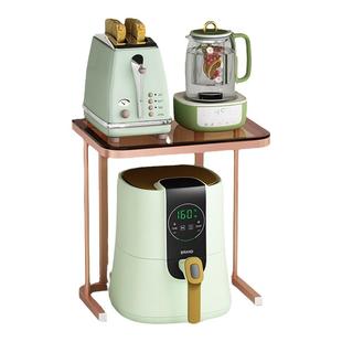 厨房空气炸锅置物架台面家用电饭煲架烤箱架微波炉架小家电收纳架