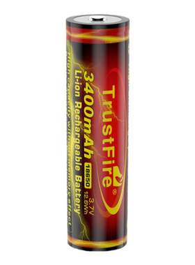 TrustFire平头尖头18650锂电池大容量3.7V可充电锂电池