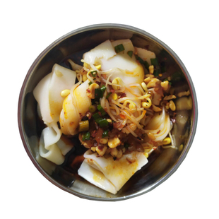 广元凉面真空 四川特产正宗蒸凉面4份装开袋加热即食冰袋泡沫箱