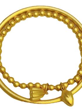 网红气质两世欢24k沙金传承手镯