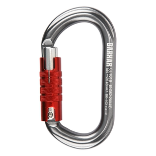 岜哈O型锁扣户外攀岩主锁快挂专业登山扣高空作业装备安全挂钩