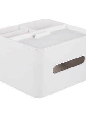 家用办公桌面多功能抽屉纸巾盒