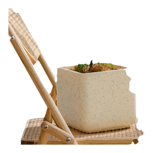 正方形镁泥花盆北欧大号口径水泥简约方盆龙血树龟背竹绿植盆花器