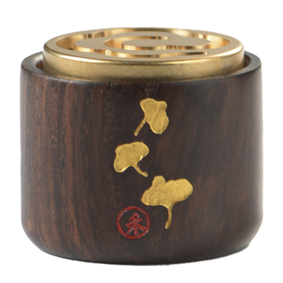 禾风香堂铜木小香炉盘香炉香薰炉