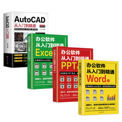 办公软件从入门到精通全套4册
