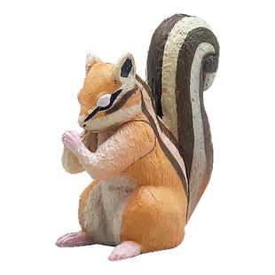 有货 YELL扭蛋 合掌的动物 第6弹 松鼠 猴子 公鸡 迷你摆件