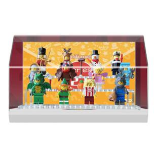 KGBOX乐高71034二十三季抽抽乐人仔透明亚克力防尘罩收纳展示盒