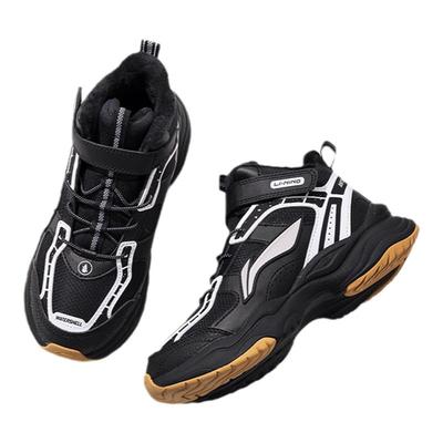 李宁童鞋儿童加绒二棉鞋防泼水