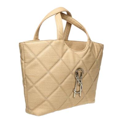 思美登菱格菜篮子手提托特包