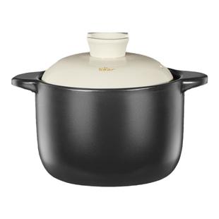 小熊砂锅煲家用燃气灶专用耐高温干烧不裂陶瓷锅小砂锅煲石锅汤煲