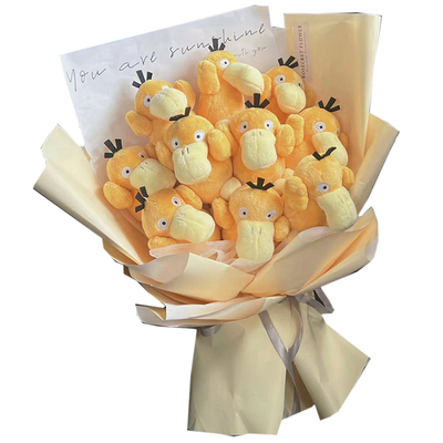 可达鸭公仔玩偶卡通花束儿童生日