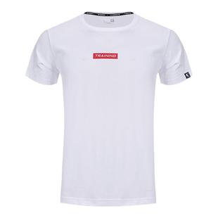 中国乔丹短袖t恤女2026夏季宽松圆领透气情侣纯棉上衣运动服女装