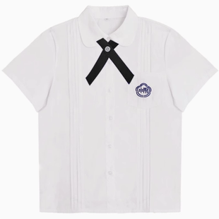 附中校服jk制服夏季情侣短袖衬衫泰式套装高中学生学院风毕业班服