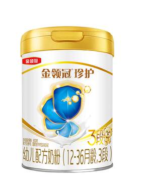 伊利金领冠珍护3段幼儿牛奶粉