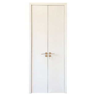 双开门卧室门小门洞室内门衣帽间木门现代简约实木复合定制对开门