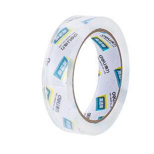 得力透明胶带30133封箱胶布宽透明胶带纸 包装胶带窄胶带纸批发2.4cm宽 一筒12卷包邮30130