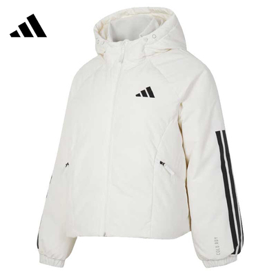 adidas阿迪达斯女子W PUFFY DOWN J运动羽绒服JG3865