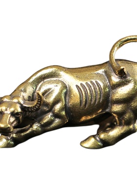美国华尔街公财牛黄铜摆件