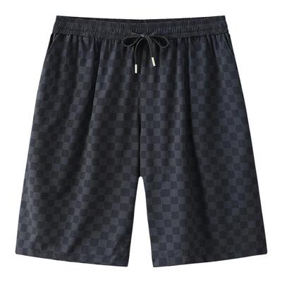 高弹五分裤大码爽滑透气时尚速干